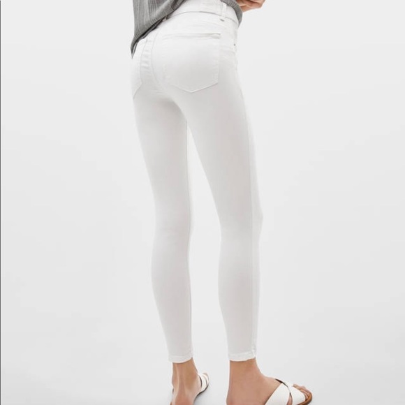 bershka white jeans